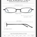 SOPHILY 3 Pack Slim Pocket Reading Glasses for Men Women Blue Light Blocking Compact Readers Spring Hinge Metal Frame, Yellow Black Grey Eyeglasses with Portable Pen Clip Tube Case, 1.25 