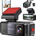 4K+2K Dash Cam Front and Rear, Free 64GB Card Included, 5.8GHz WiFi Dash Camera for Cars, Built-in G-Sensor, 3.2 IPS Screen, 170Wide Angle, Night Vision, 24 Parking Mode, Black