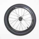 EIRONA 12/16 Kids Bicycle Rear/Front Wheel Replacement – Solid Rubber Tire with Inner Tube, Bike Wheel Assembly, Don't Fit with Huffy