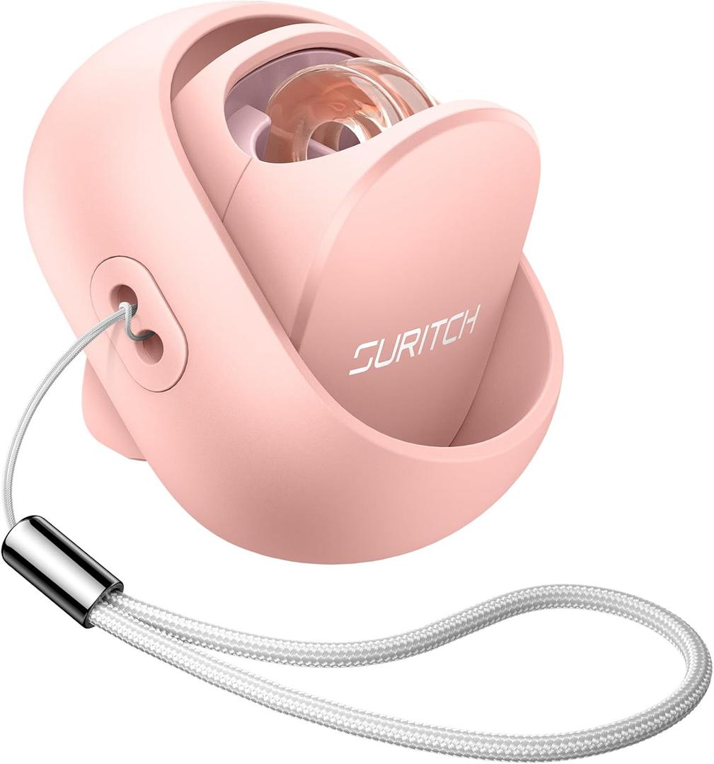 SURITCH Case for Loop Earplugs, Portable Storage Container for Earplugs & Accessories, Pink