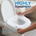 MED PRIDE Disposable Toilet Seat Covers,Flushable,Septic Safe,250 Count
