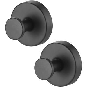 Suction Cup Wreath HangerSuction Cup Hooks Hanging 15 LbsWaterproof Suction Cup Wreath Holder for Windows (Black, 2)