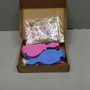 Liliful 12 Pack Princess Foam Mirror Kits Decorate Your Own Princess Mirrors Party Supplies Kids Unbreakable Toy Crafts for Girls Party Favors Birthday DIY Decorations (Cute,Pink,Purple,Blue)