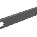 1U Hinged Rack Panel 2D XLR HDMI Audio Rack Mount Panel for 19 inches Rack Mount (2D)