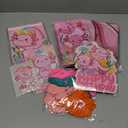 105 PCS Axolotl Birthday Decorations Party Supplies Axolotl Themed Party Decorations Includes Backdrop Banner Cake Topper and Cupcake Topper Stickers for Birthday Party