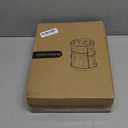 V-HANVER 360 Rotating Makeup Organizer Perfume Organizer White Cosmetic Storage Display Case Large Capacity Acrylic Beauty Holder Adjustable Partition Height for Bedroom Dresser or Bathroom Vanity