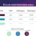 2 x Resistance Bands,Professional Long Non-Latex Elastic Stretch Bands,Exercise Bands for Physical Therapy, Yoga, Pilates, Rehab, at-Home or The Gym Workouts, Strength Training (5.9FT, Green, Blue, Purple)