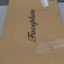 Disc Edition Face Plates Cover Skins Shell Panels for PS5 Console, Accessories for PlayStation 5 Protective Shell Replacement Faceplate (Black)