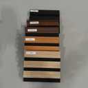 NeatiEase Wood Slat Wall Panels, 4-Piece 96" x 12.6", Soundproof & Noise Cancelling, Acoustic Wall Panels (Black)