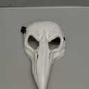 Halloween Cosplay Skull Mask, Dragon God White Animal Mask for Masquerade Party and Halloween