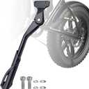 Heavy Duty Adjustable Ebike Kickstand for Ridstar Q20 and Q20 Pro, Black Alloy Steel Replacement Kick Stand, Side Support Accessories for Ridstar Q20 Electric Bicycle (1 Piece)