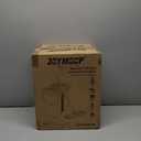 JOYMOOP Mop and Bucket with Wringer Set, Flat Squeeze Mop Flat Head, Dust Mops for Wall Cleaner with Long Handle, Hands-Free Microfiber Mops for Floor Cleaning - White (Large White Bucket #2 + 60" Flat Mop + 4 Pads)