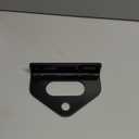 Zero Turn Mower Trailer Tow Hitch 1/4"(6mm) - Heavy Duty Lawn Mower Trailer Hitch 3/4" Hole Center with 2 Types Carriage Bolt Black