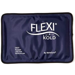 Gel Soft Flexible Ice Pack for Injuries - 1 Pack (Medium 7.5" x 11.5") Reusable Hot & Cold Compress for Pain Relief, Freezer Cold Pack for Hip, Shoulder, Knee - Cooling Gel Pad for Swelling, Bruises, Pack of 2