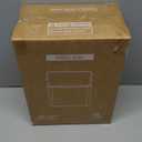 Mbillion Kitchen Compost Bin Hanging Trash Can with Lid 2.1 Gallon Stainless Steel Garbage Can for Kitchen Cabinet Door Mounted Trash Can Under Sink Door RV Bathroom,White