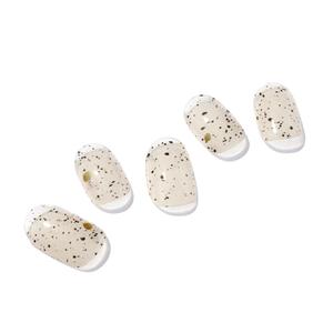 UUUUU. Santal Gel Nail | High Quality | Stick on Half baked Gel nails | K-Nails | Semi Cured Gel Nail Strips, Pack Of 5