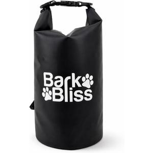 Reusable Odor Proof Dog Poop Bag Holder for Walks, Leashes, Water Resistant Wag Bags for Backpacking, Dog Hiking Bag, Black, 2L
