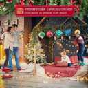 4 x KADYON 10Pcs Christmas Ornaments, 2.6 Inch Small Gift Boxes for Hanging Tree Decorations (10)