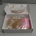 40th Birthday Decorations for Women, Including Crown/Tiara, Sash, Cake Topper and Candles, 40th Birthday Gifts Women