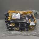 YELLOW JACKET Car Jack Stands 3 Ton with Double Locking and Large Foot Base for Lifting SUVS, Heavy Duty Steel, 6600 lb Capacity, 1 Pair, Yellow