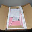 Pamray 32 Inch Computer Desk for Small Spaces with Storage Bag, Home Office Work Desk with Headphone Hook, Small Office Desk Study Writing Table (Pink)