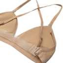 Capezio Womens Capezio Deep Neck Clear Back Bra
