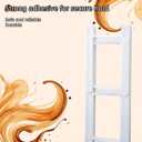 4 Sets Adhesive Coffee Capsule Holders, ABS Wall Mounted Coffee Pod Holders with Adhesive Strips and Extended Fixed Brackets Suitable for Storage & Displaying