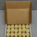 Homemory 48-Pack Novelty Flickering Flameless Tea Lights Candles, 200+Hours Battery-Operated LED Fake Candles for Wedding Table Centerpieces,Proposal,Anniversary, Ivory Base, 1.5''  H1.3'' (Warm White Glow, Wax-Color Base)