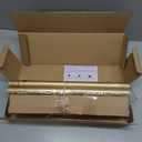 OLV 2 Pack Gold Industrial Curtain Rods for Windows 48 to 84 Inch(4 to 7 Feet), 1 Inch Diameter Blackout Wrap Around Adjustable Heavy Duty Window Drapery Rods, Indoor and Outdoor