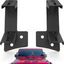 2PCS Windshield Hinge Mounting Brackets Dual A-Pillar for Offroad LED Fog Light Work Light Brackets Compatible for 2007 2008 2009 2010 2011 2012 2013 2014 2015 2016 2017 Wrangler JK/JKU 2DR 4DR