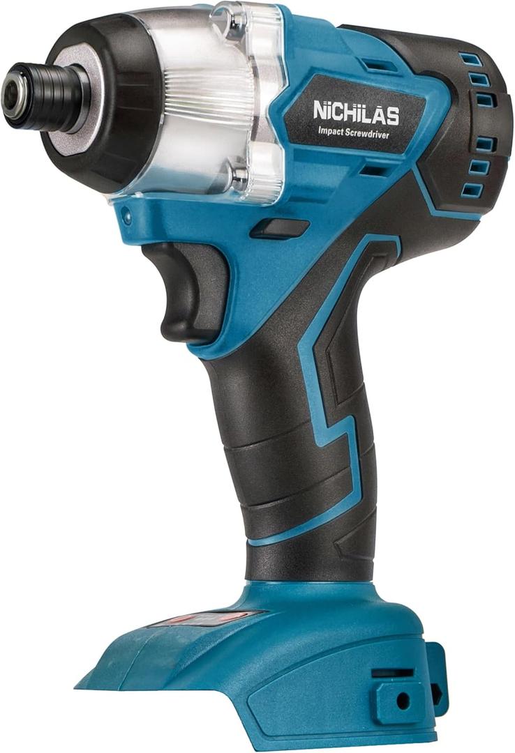 Cordless Impact Driver Compatible with MAKITA 18V BL Series Batteries, Impact Screwdriver Drill with Cordless Design, 420Nm Torque, with Brushless Motor (NO BATTERY)