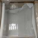 [2 Pack] 2188656 (Upper) & 2188664 (Lower) Upgraded Crisper Bin Refrigerator Drawers,Compatible With Whirlpool Refrigerator,Kenmore Refrigerator Drawer,WP2188656 Fridge Drawer Humidity Control