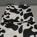 5 Pcs Linen Cow Print Table Runner Black and White Farm Cow Print Tablecloth Western Barnyard Cowboy Themed Table Cloths for Birthday Party Decorations Home Kitchen Supplies ( 13 x 72 in)