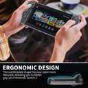 PAWDIARY Glitter Protective Case for Nintendo Switch 2 (2025 Release), Ultra-thin PC New Console & Controller Handle Switch 2 Protector, Scratch-Resistant Design Clear Hardshell Skin