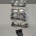 CCVOO +1.75 Ladies Reading Glasses for Women Clear Vision 5-Pack Blue Light Filtering Readers with Spring Hinges