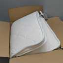 Pack and Play Mattress Topper - 38" x 26" x 1.5", Soft & Firm Premium Foam Pack N Play Mattresses Pad, Odorless Baby Foam Playpen Mattresses,Portable Playard Mattress Topper- Breathable & Comfort (Simple White)