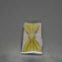 STACY ADAMS mens Satin Solid Bow TieBow Tie (One Size, Banana)