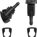 4805742AC Fit for RAM Premium Wiper Washer Nozzles Fit for 2009-2024 Dodge RAM 1500-5500 Trucks Windshield Washer Fluid Jet Nozzle | Easy to Install | 2 Pack