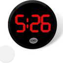 Car Clock, Touch Activated Digital Dashboard Clock, Automotive Interior Watch Decorative Accessories, for Car Truck Office Home and Outdoor Camping (Red)