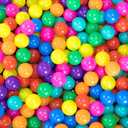 170 PCS Ball Pit Balls 2.1-2.2 Free Crush Proof Plastic Ball for Baby and Toddler -8 Bright Colors with Zip Storage Bag,Baby Pool Water Toys,Kiddie Pool