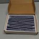 Navy Blue Taper Candles for Home Decoration, 20 Pack 10 Inch Unscented Dripless Candlesticks for Dinner Party