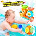 Baby Bath Toys Toddlers 1-3 Bear Kids Bath Tub Toys with 2 Turtle Swimming Wind up Water Toys & 3 Floating Boat Bathtub Toys for Infants Boys Girls 18+ Months Gifts Box Set