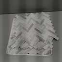 STICKGOO Peel and Stick Tile Backsplash, Grey Herringbone Adhesive Backsplash Tiles, Stick on Tiles for Kitchen & Bathroom (Pack of 10, Thicker Design)