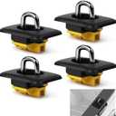 Tie Down Anchors Compatible with 1998-2014 Ford F150 1998-2016 Ford Super Duty 1988-2013 Chevrolet Silverado and GMC Sierra 1995-2008 Dodge RAM Retractable Truck Bed Tie Down 4 Pack