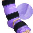REVIX Ankle Ice Pack Wrap Reusable Gel Foot Cold Pack for Post-Workout Recovery, Gel Ice Wrap for Plantar Relaxation, Promoting Ankle Flexibility, Purple