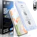 SMARTDEVIL [3+1 Pack Screen Protector For Google Pixel 9 Pro XL With Camera Lens Protector, FingerPrint Reader Compatible, Clear 9H Tempered Glass Film, Fast & Easy Installation, Alignment Frame