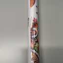 Christmas Window Clings 2 Sheets Gingerbread Man Window Decals Xmas Windows Stickers for Winter Party with Cane Candy Bow Designs for Home Office Windows Glass Mirror Decor