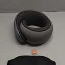 Advanced Memory Foam Neck Travel Pillow, Neck Pillow Airplane with Eye Mask & Ear Plugs, Designed for The Comfort of Travel & Office, Travel Pillow for Plane, Car, Home, Work Grey