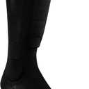 Wilson Soccer Sock Shin Guards -  Peewee Size (Black)