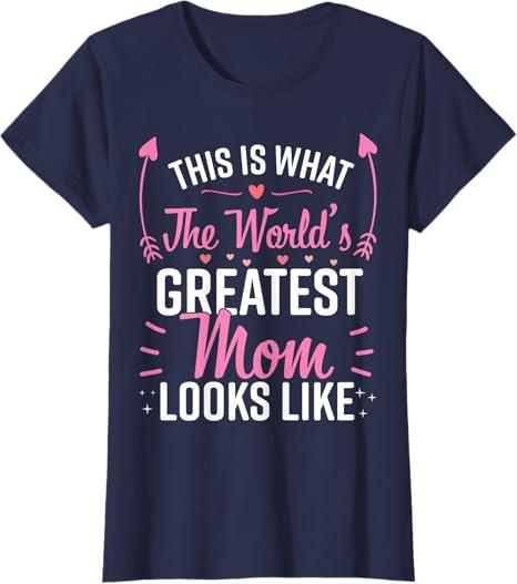 Best Mom Best Mother T-Shirt Blue XL